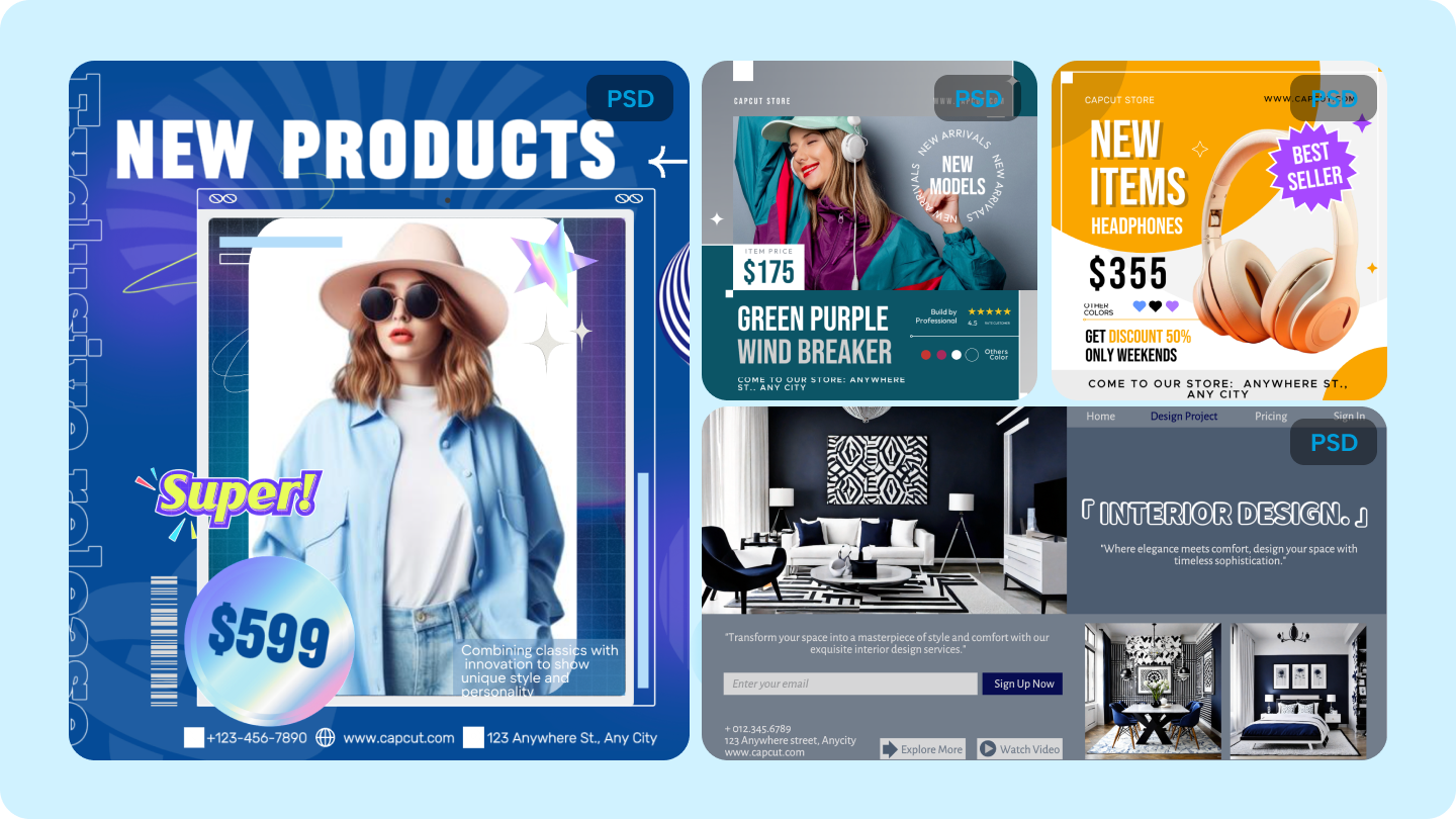 psd templates