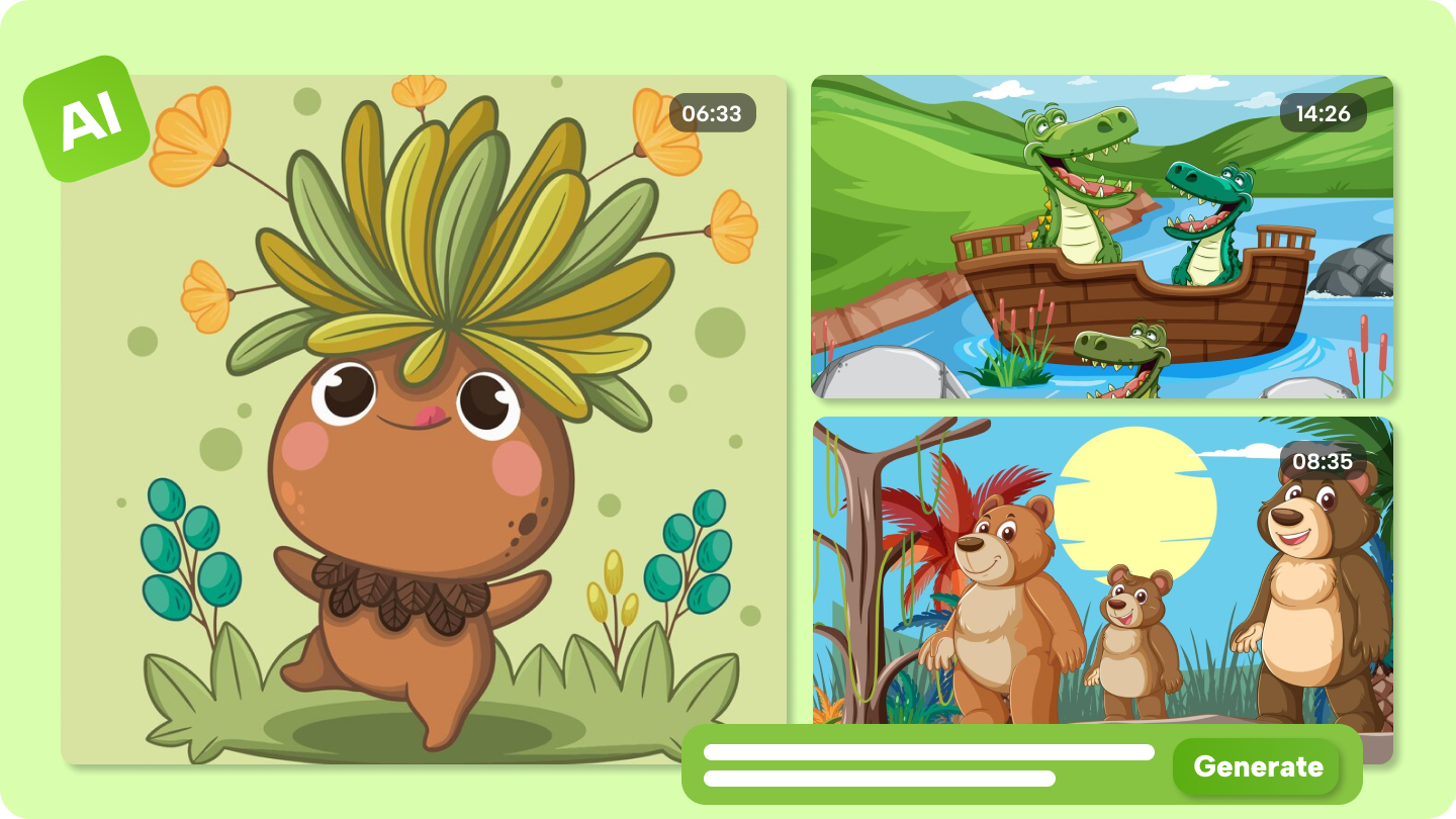 ai generatore di cartoni animati dal testo