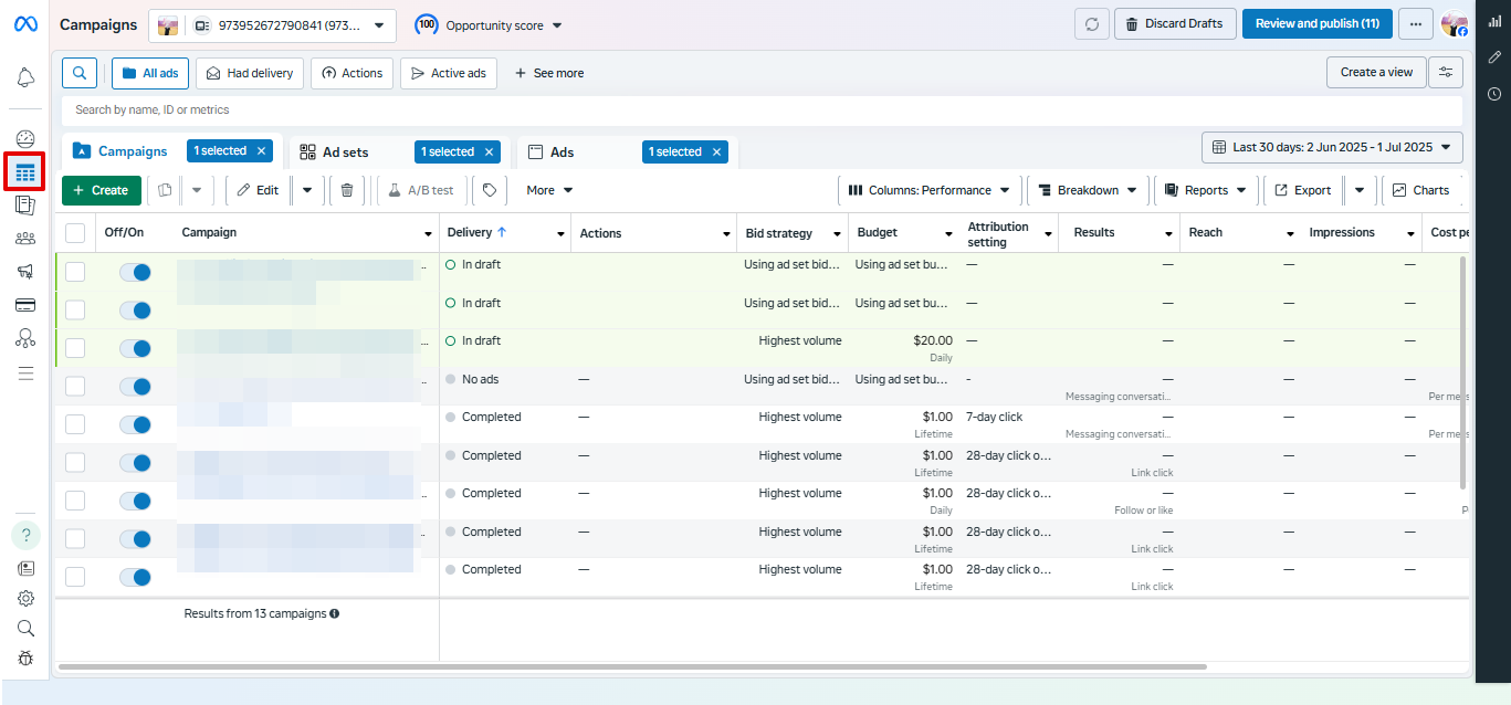 Monitoring ad performance