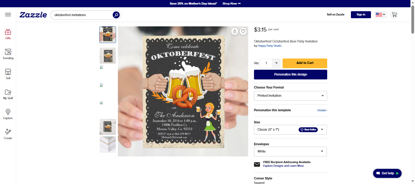 poster vintage Oktoberfest