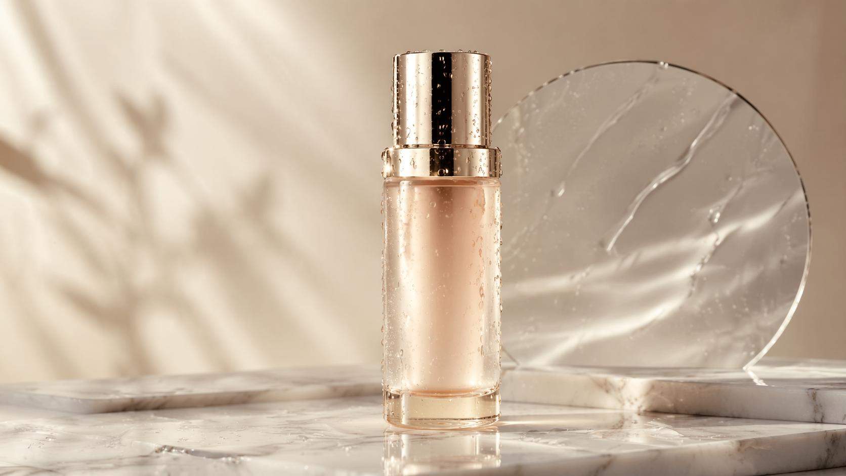 Dreamina reused prompt theme image: Luxury skincare ad