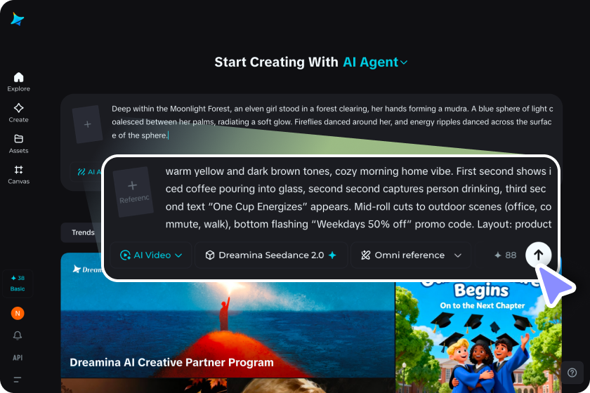  Describe your idea and generate with AI Agent