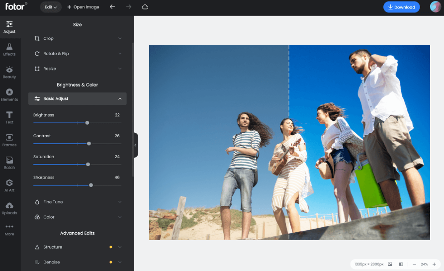 Fotor software