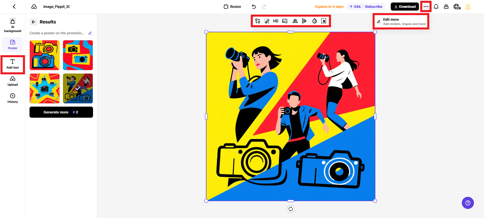 Customize your poster