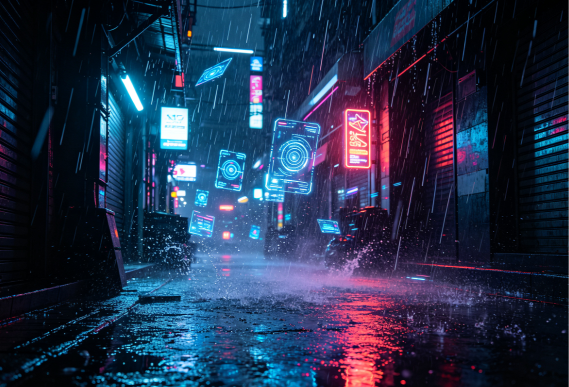 Cyberpunk généré par IA