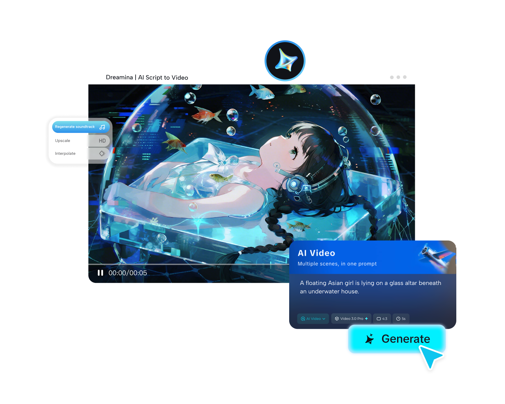 kịch bản thành video AI