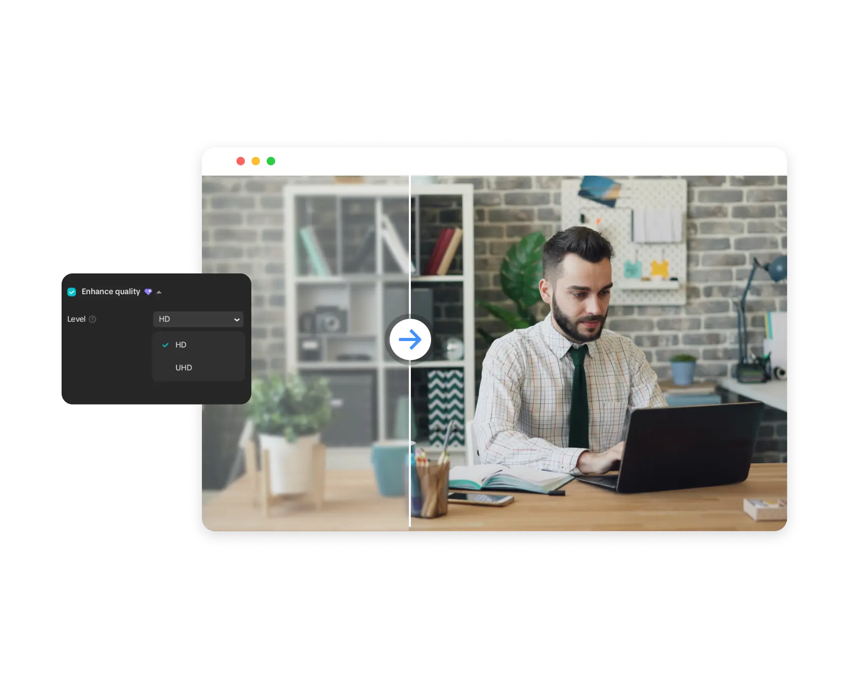 AI Video Enhancer to Boost Clarity