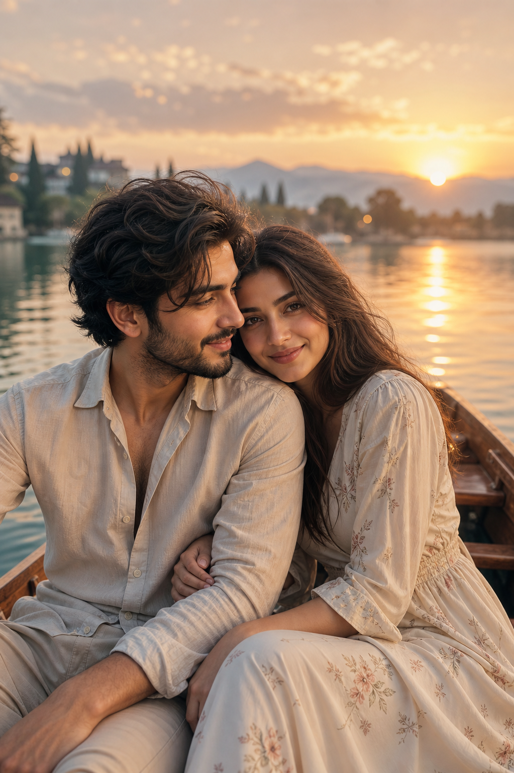 Photo esthétique romantique mobile sur le bateau Modifier