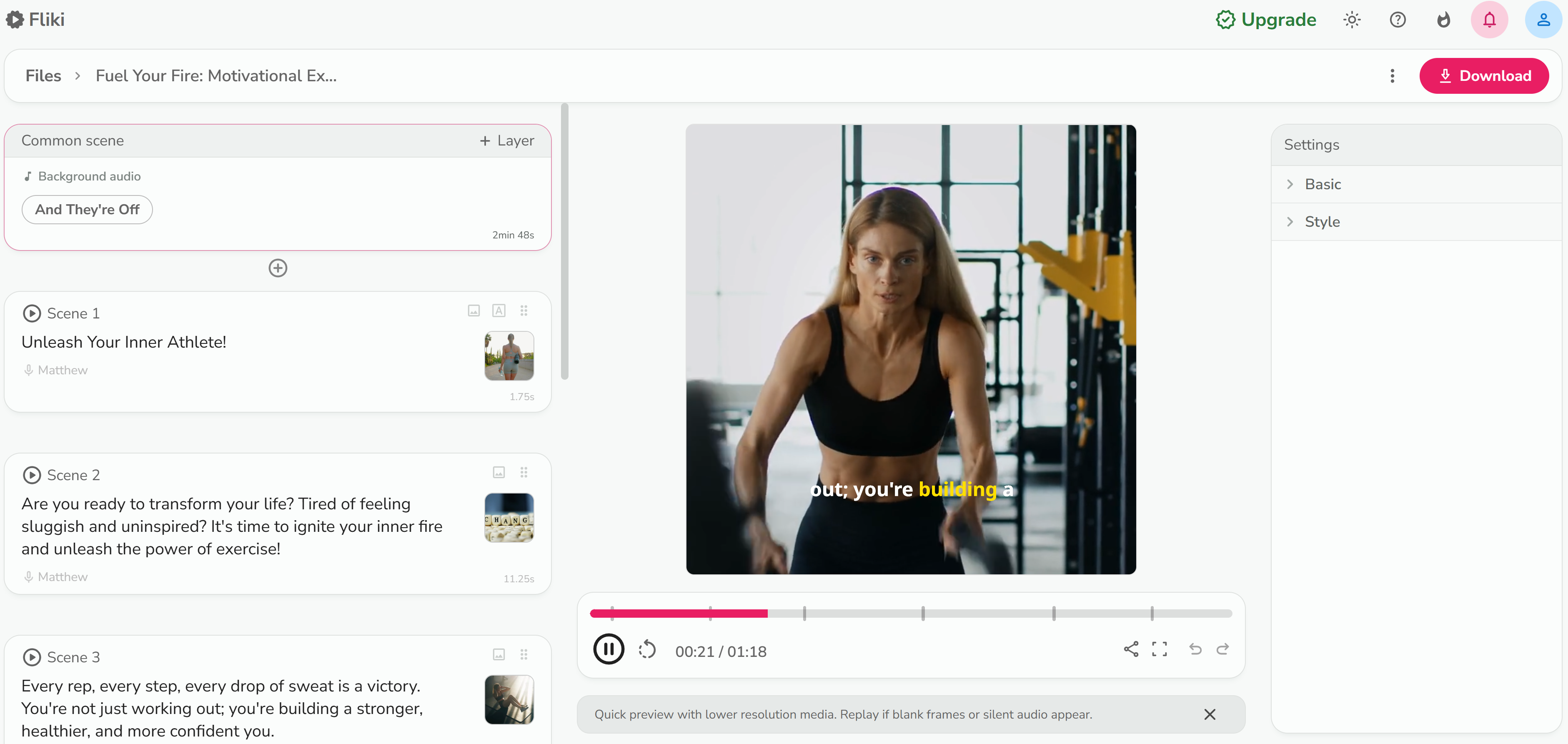 Fliki: Luma AI alternative free