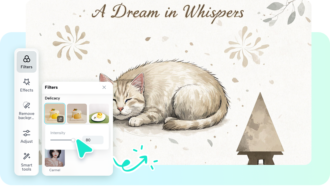 Editing tools to tweak designs