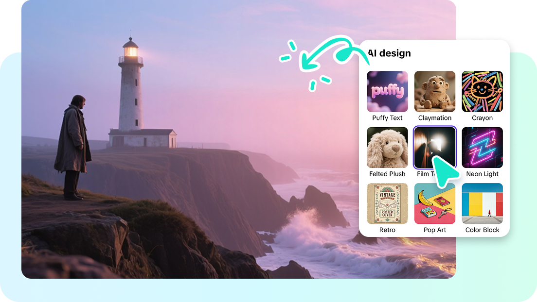 เลือกจากสไตล์ที่หลากหลายเพื่อสร้างฉาก