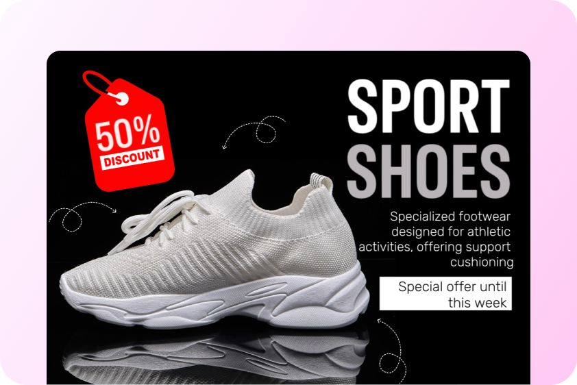 Vídeos de promoções e ofertas relâmpago