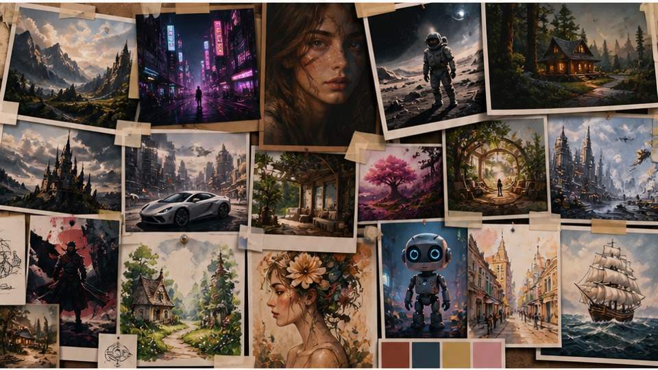 20 AI Commands for ChatGPT Image Creation — an editorial scene exploring a distinct visual style