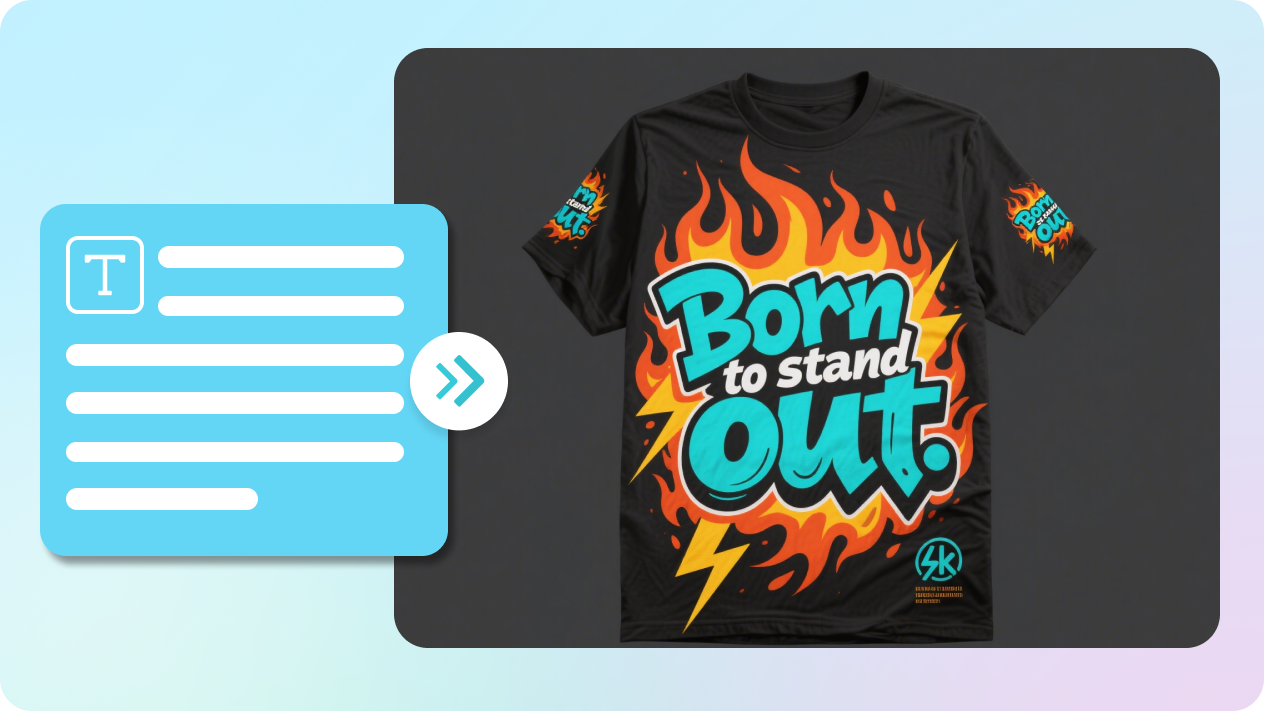  ai t shirt design from text