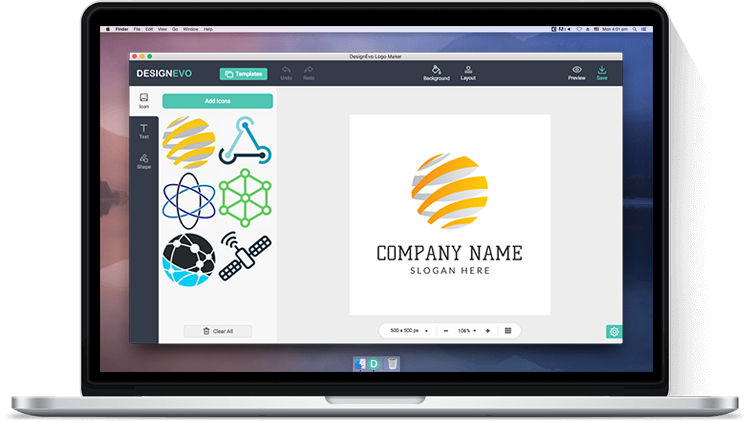 DesignEvo logo maker