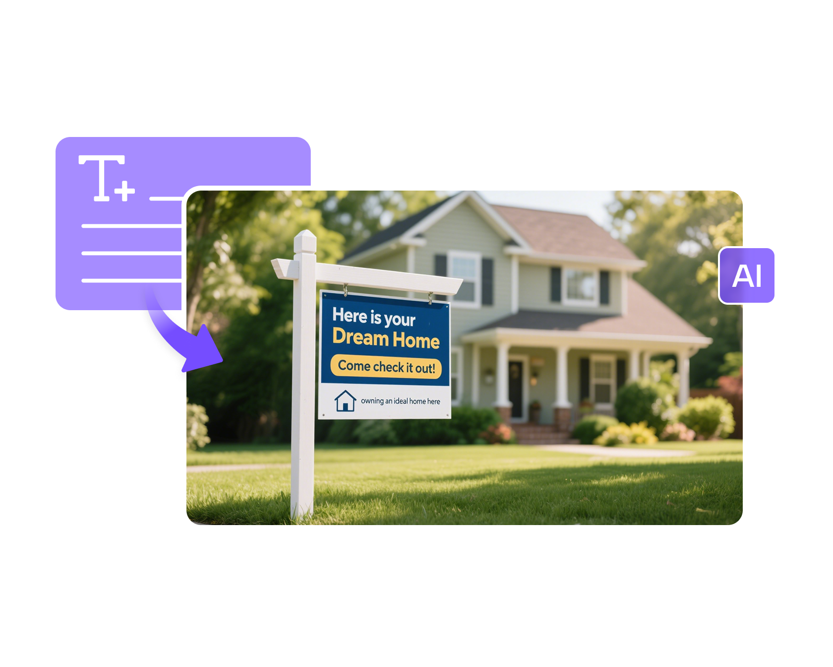 Create Custom Lawn Signs Online with AI