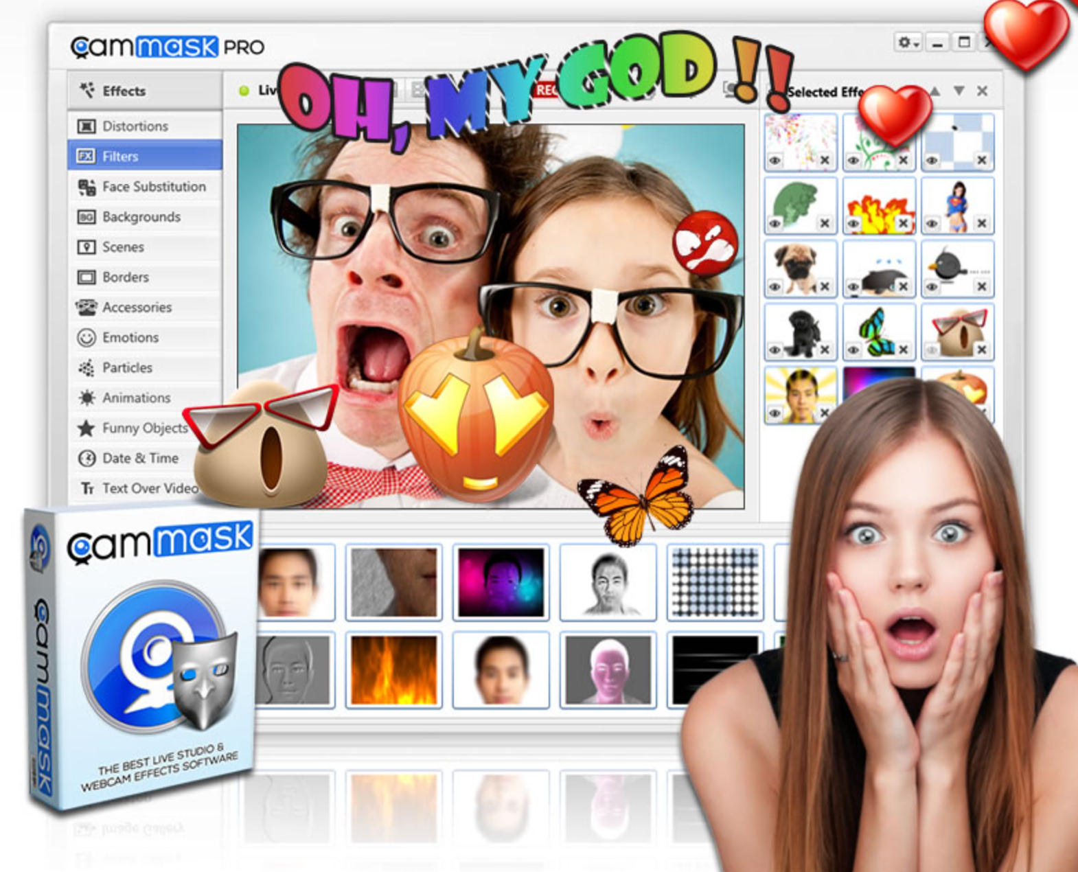 CamMask – Zoom & reposition