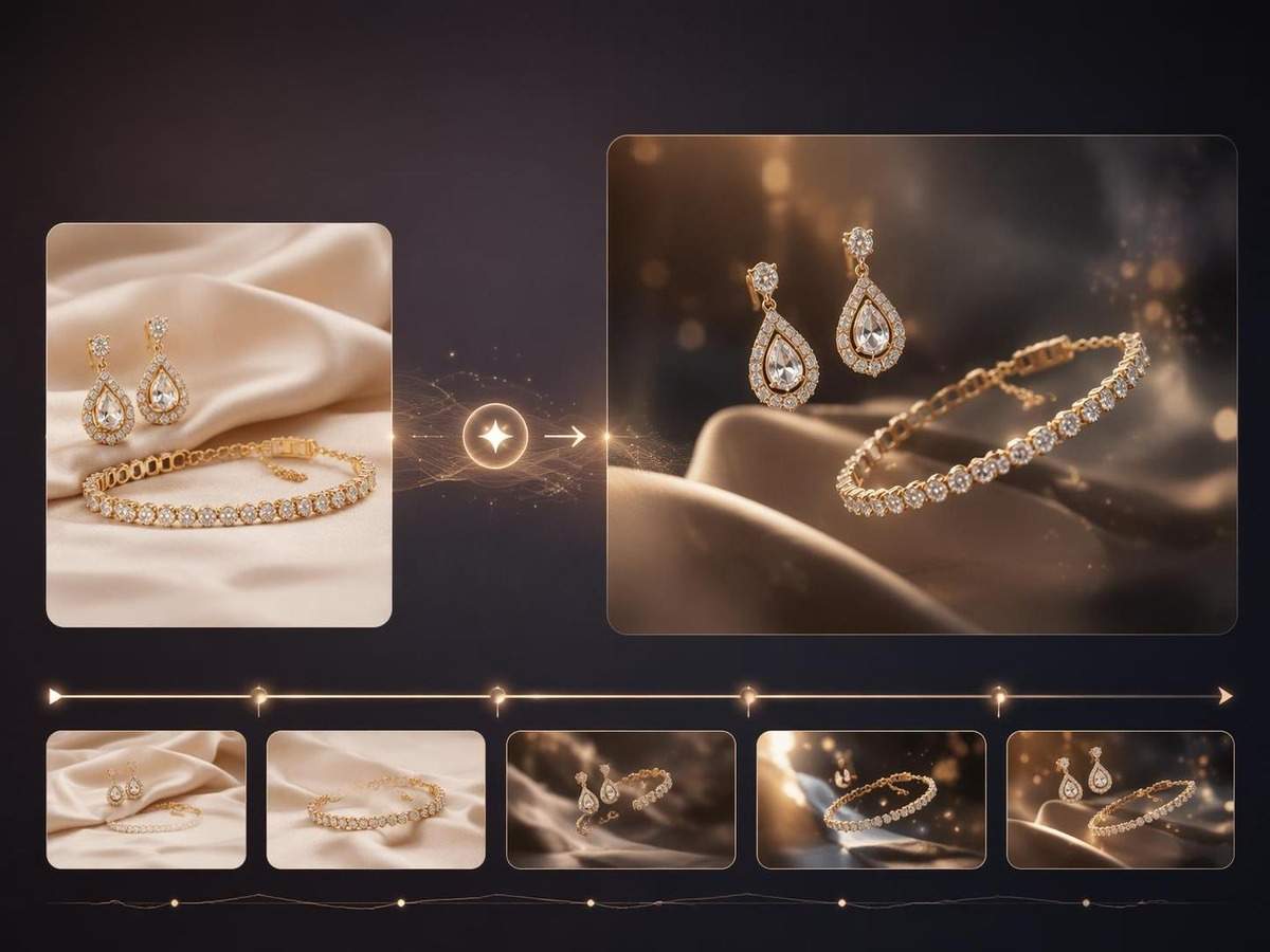 jewelry product animation AI prompt cover 2 in 4:3