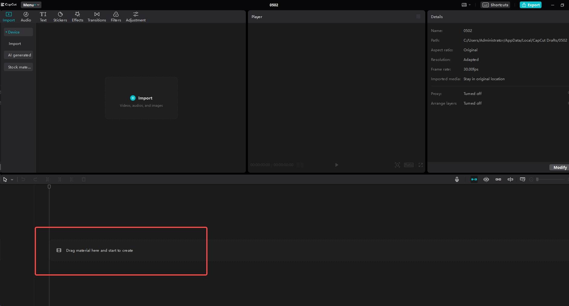 drag and drop videos