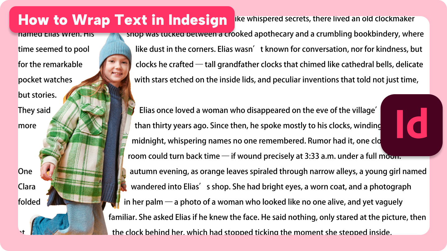 indesign text wrap