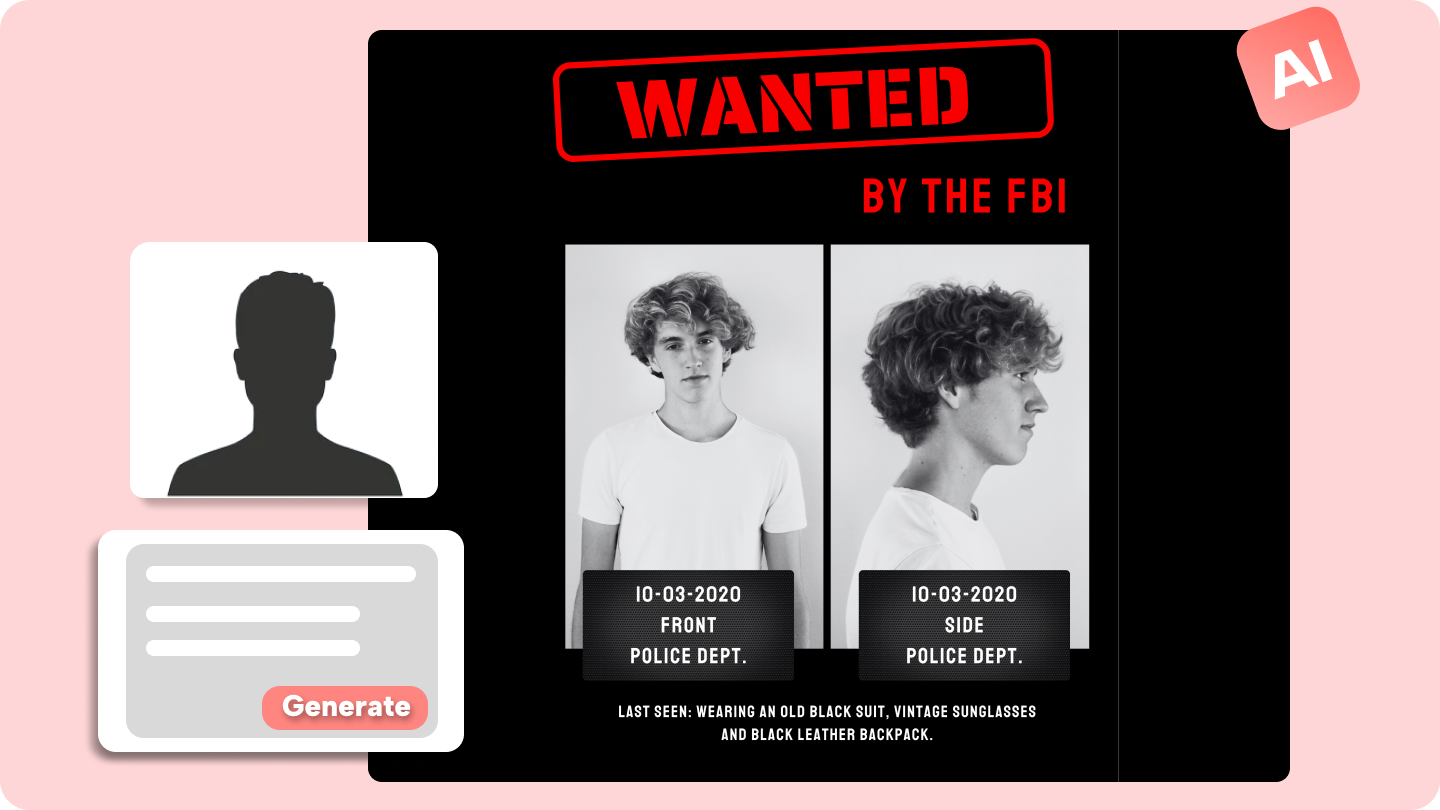 FBI meistgesuchtes Poster