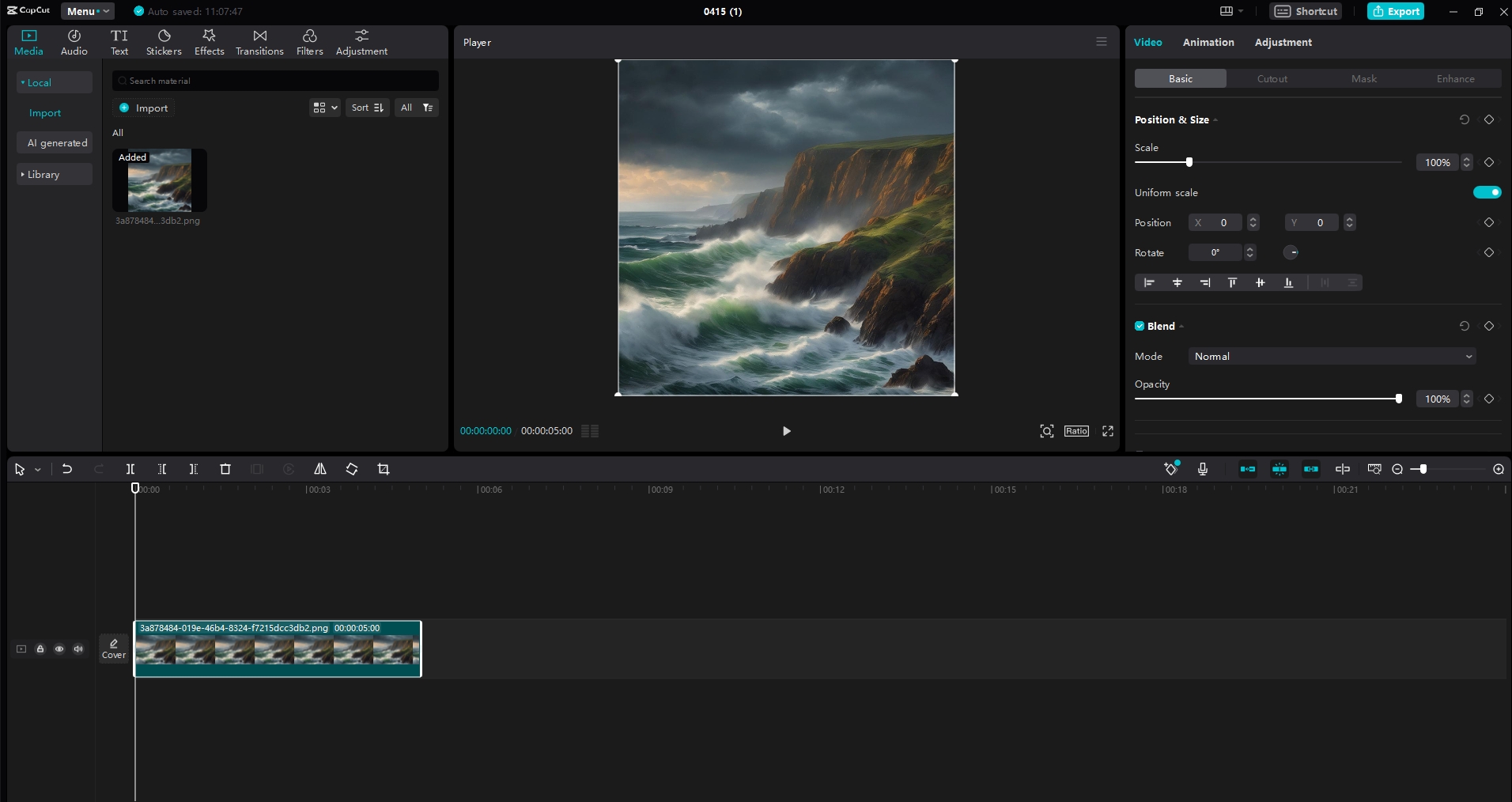 Edit videos