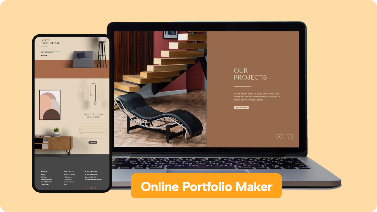 creatore di portafoglio online