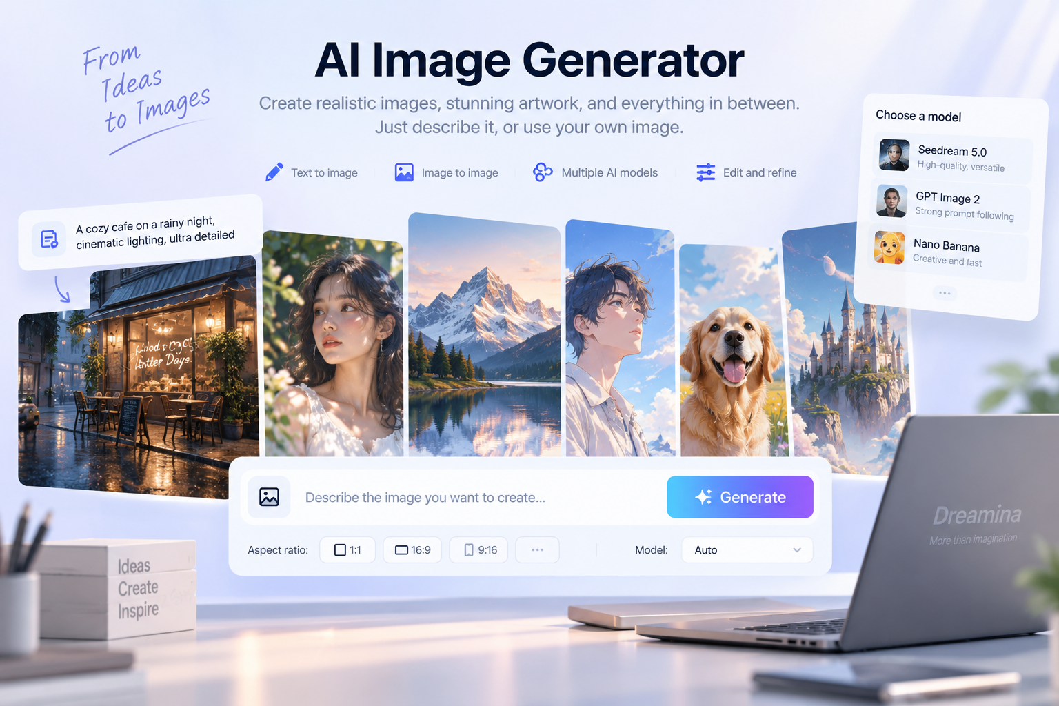 Dreamina AI Image Generator FAQ: Text, Photos, AI Art & Models