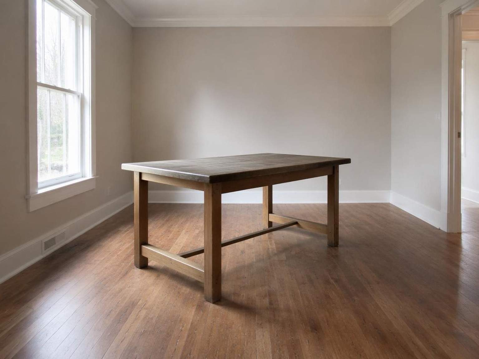 Dreamina remove table from video prompt example 2: Repair the background naturally