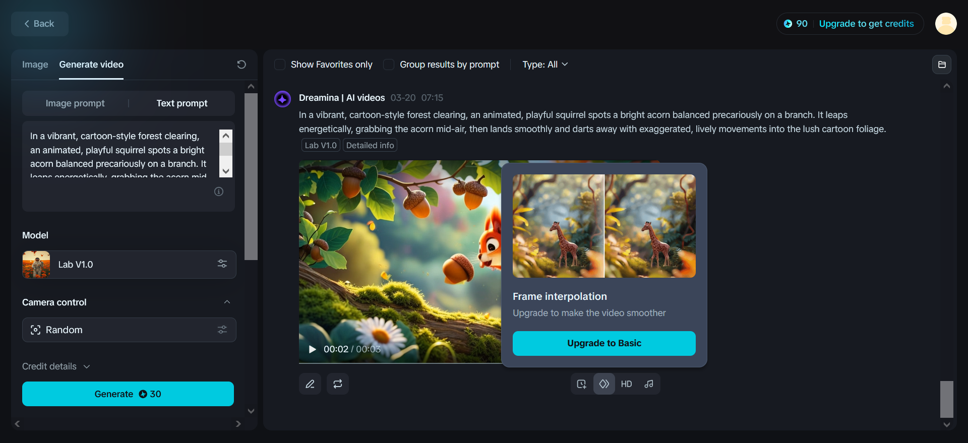 Interpolação de quadros