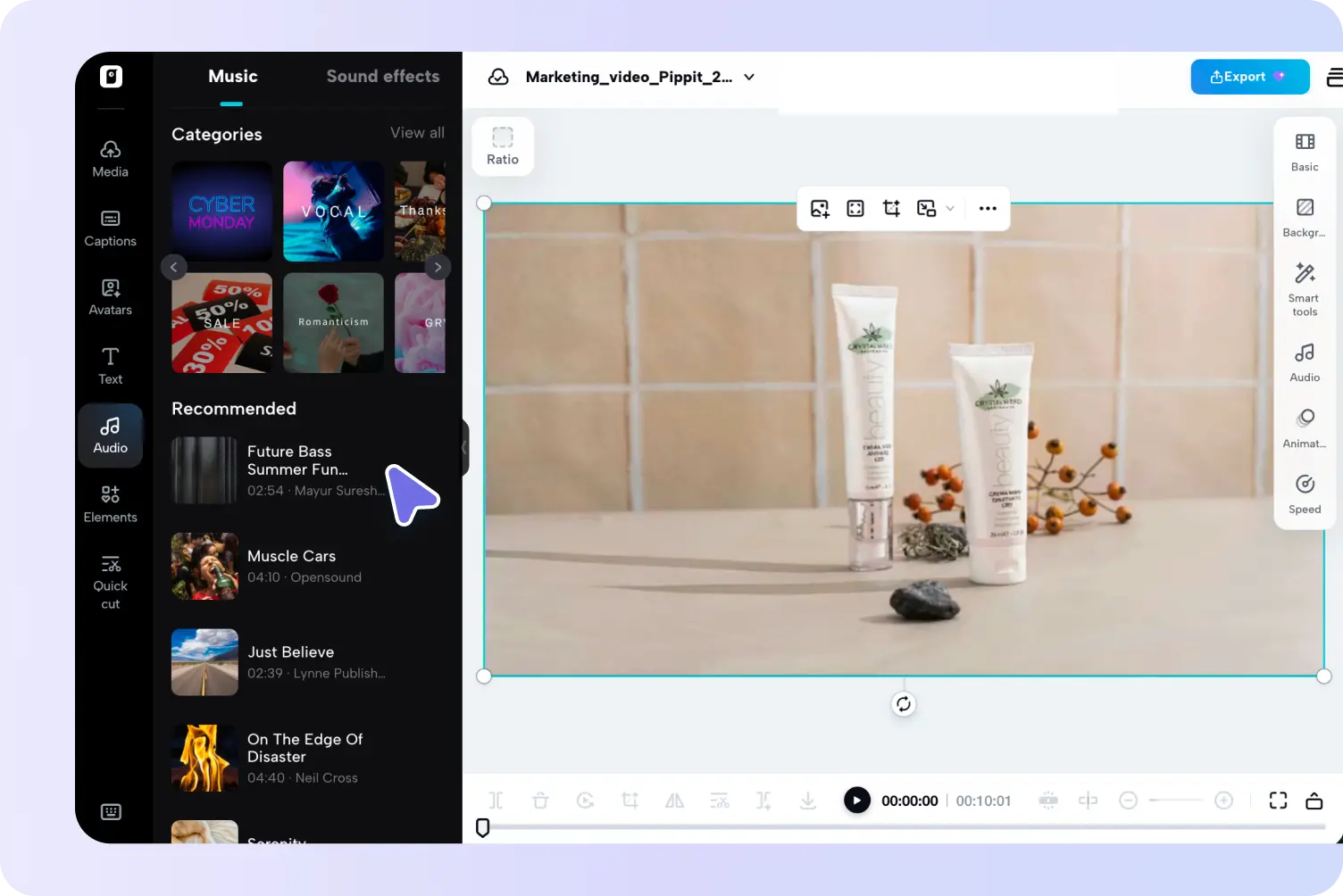 Create and Adjust the Video