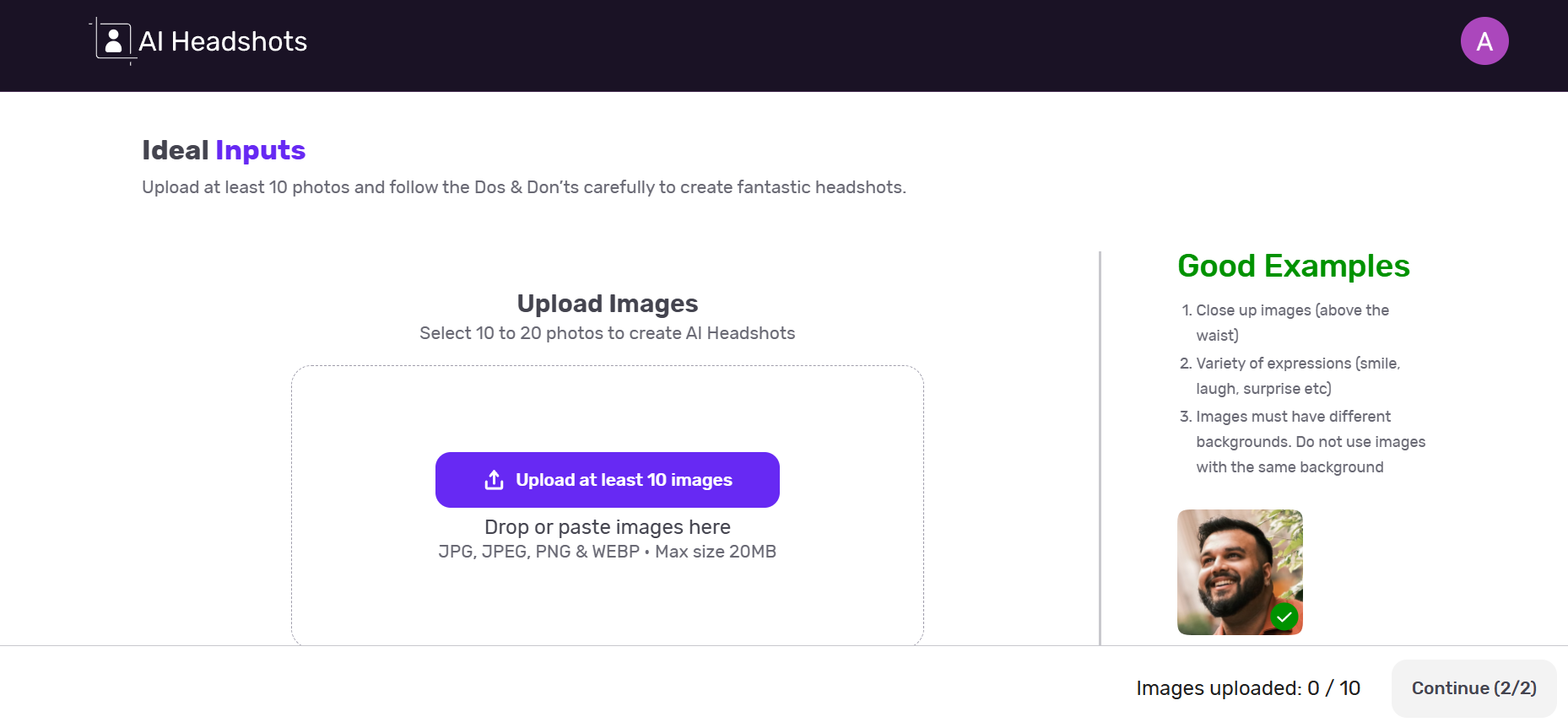 Phot.AI LinkedIn photo generator