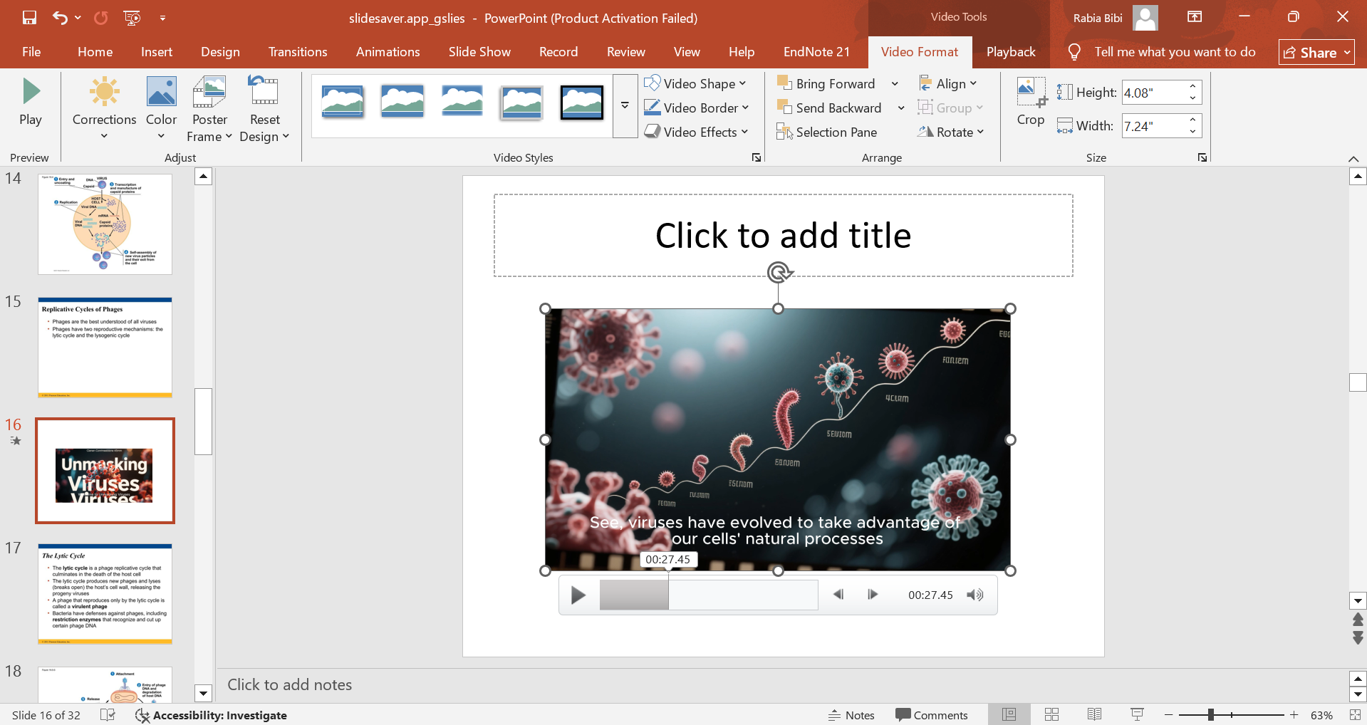 Afbeelding die aangeeft hoe u een video in PowerPoint op pc kunt invoegen