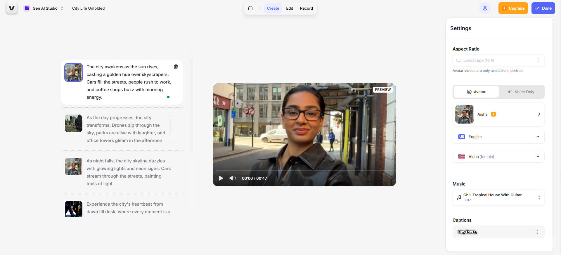 Script AI vers générateur vidéo d'animation