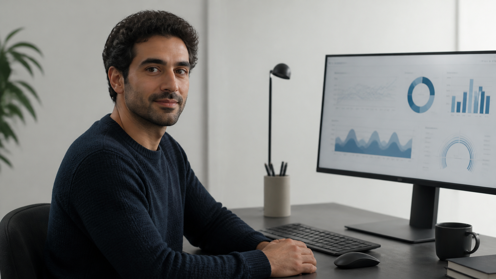 Exemplu de avatar de studio