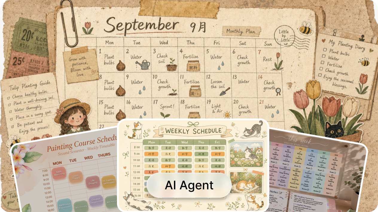 สำรวจแผนภูมิตารางเวลาด้วยตัวแทน AI