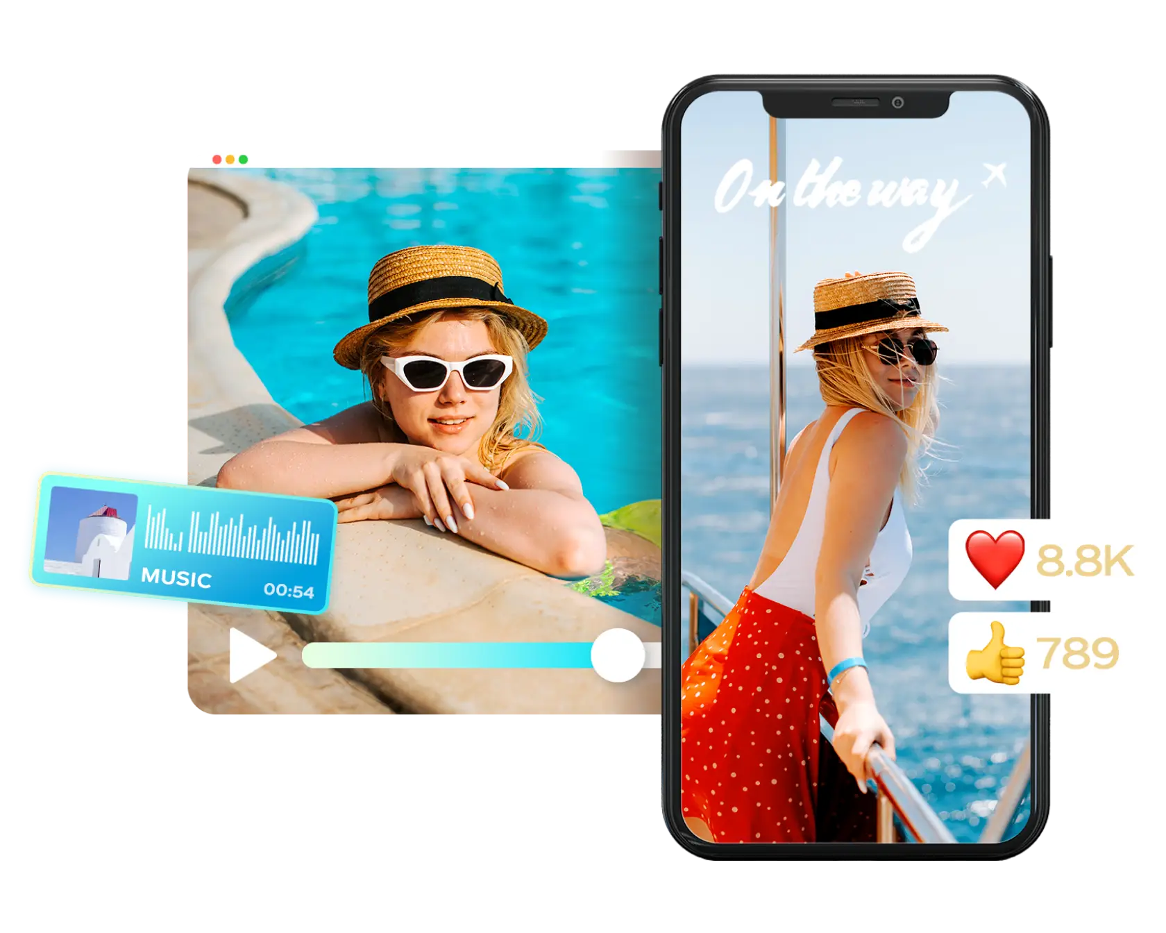 Trình tạo video kỳ nghỉ vui vẻ