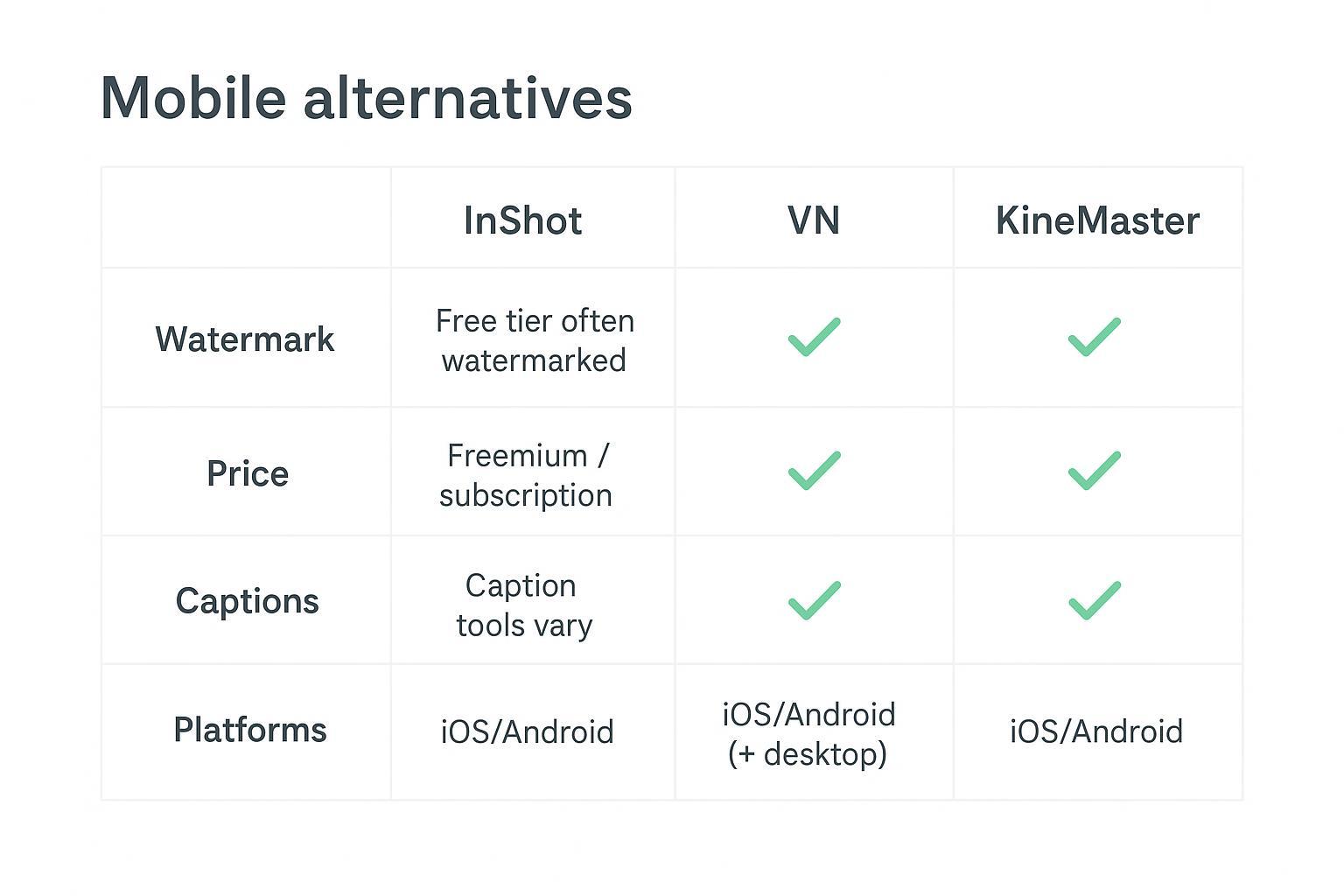 Decision flow: a simple chart guiding Clipchamp vs VEED.io vs Kapwing based on collaboration, subtitles, and Microsoft tie-in