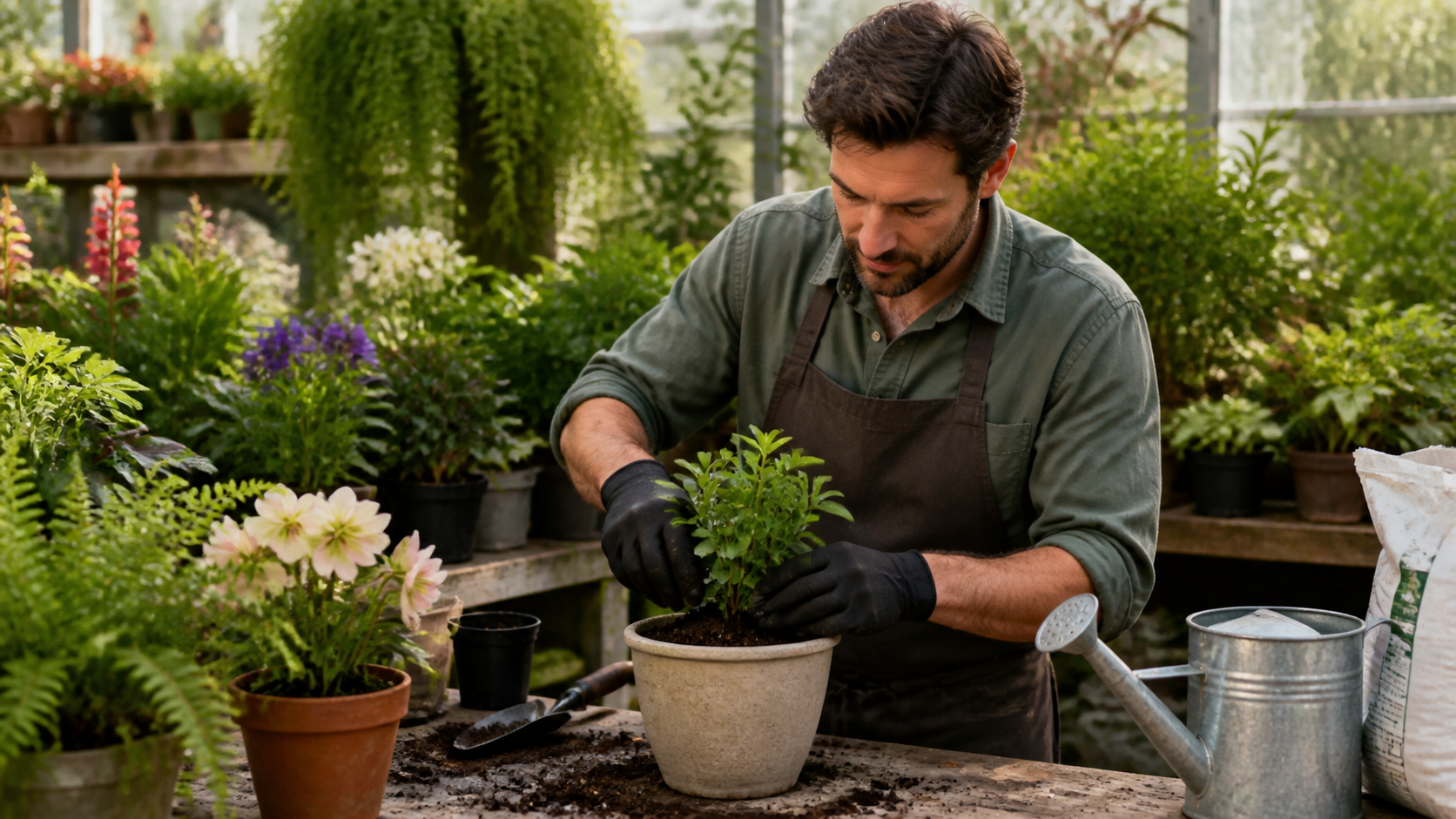 Horticulture Advertising Video prompt 3 original 16:9 visual