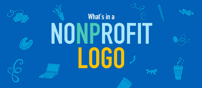 What does a nonprofit logo include?