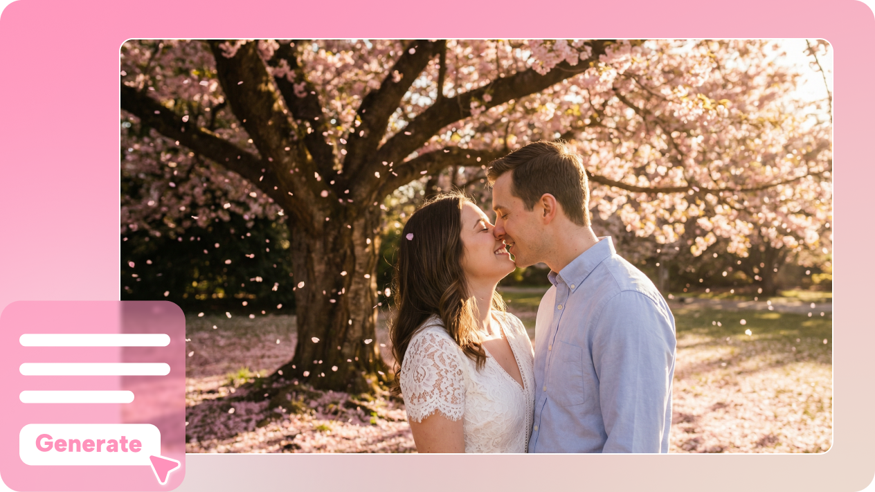 Traumpaarfotos aus Textbeschreibungen generieren