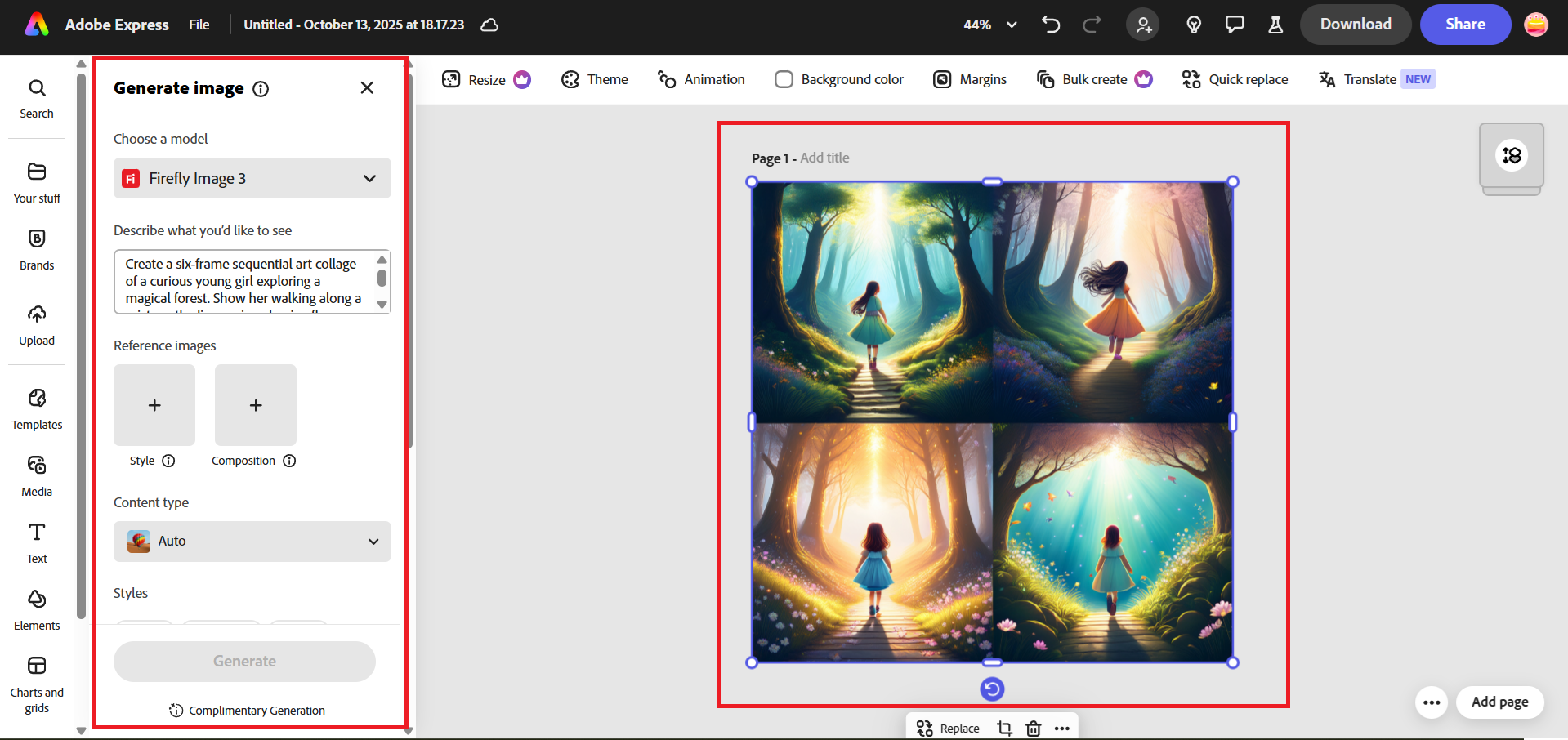 Customize your prompt and settings