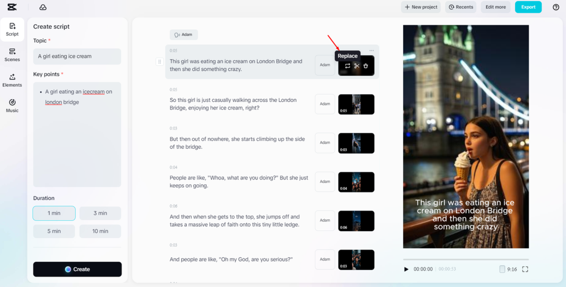 Ersetzen Sie die Medien (optional)