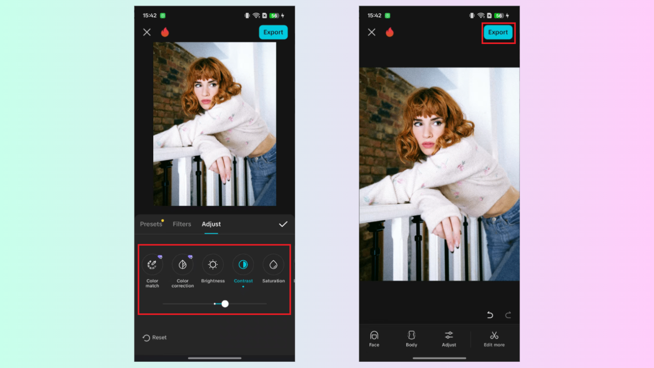 Customize and export