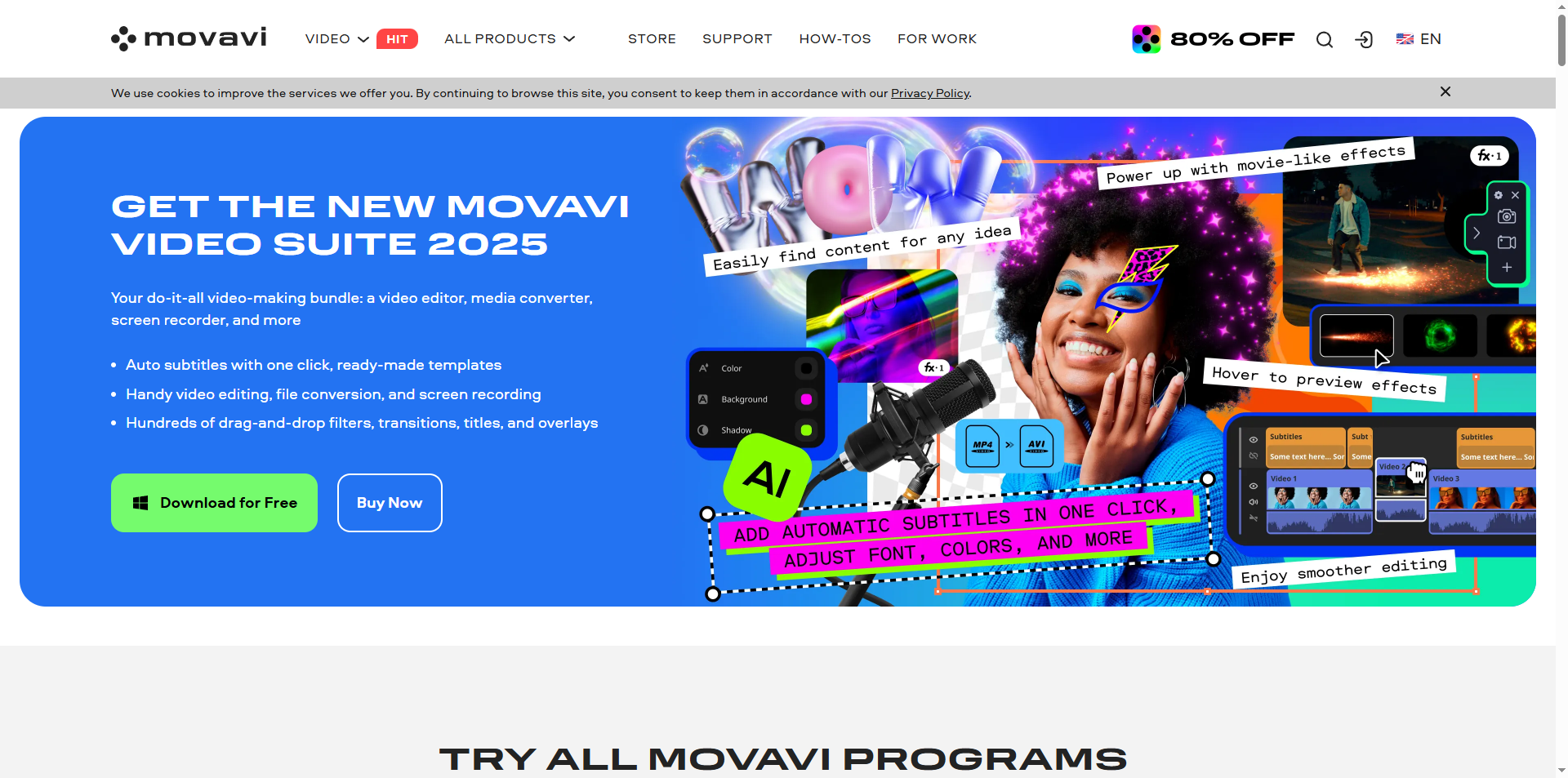 Movavi interface
