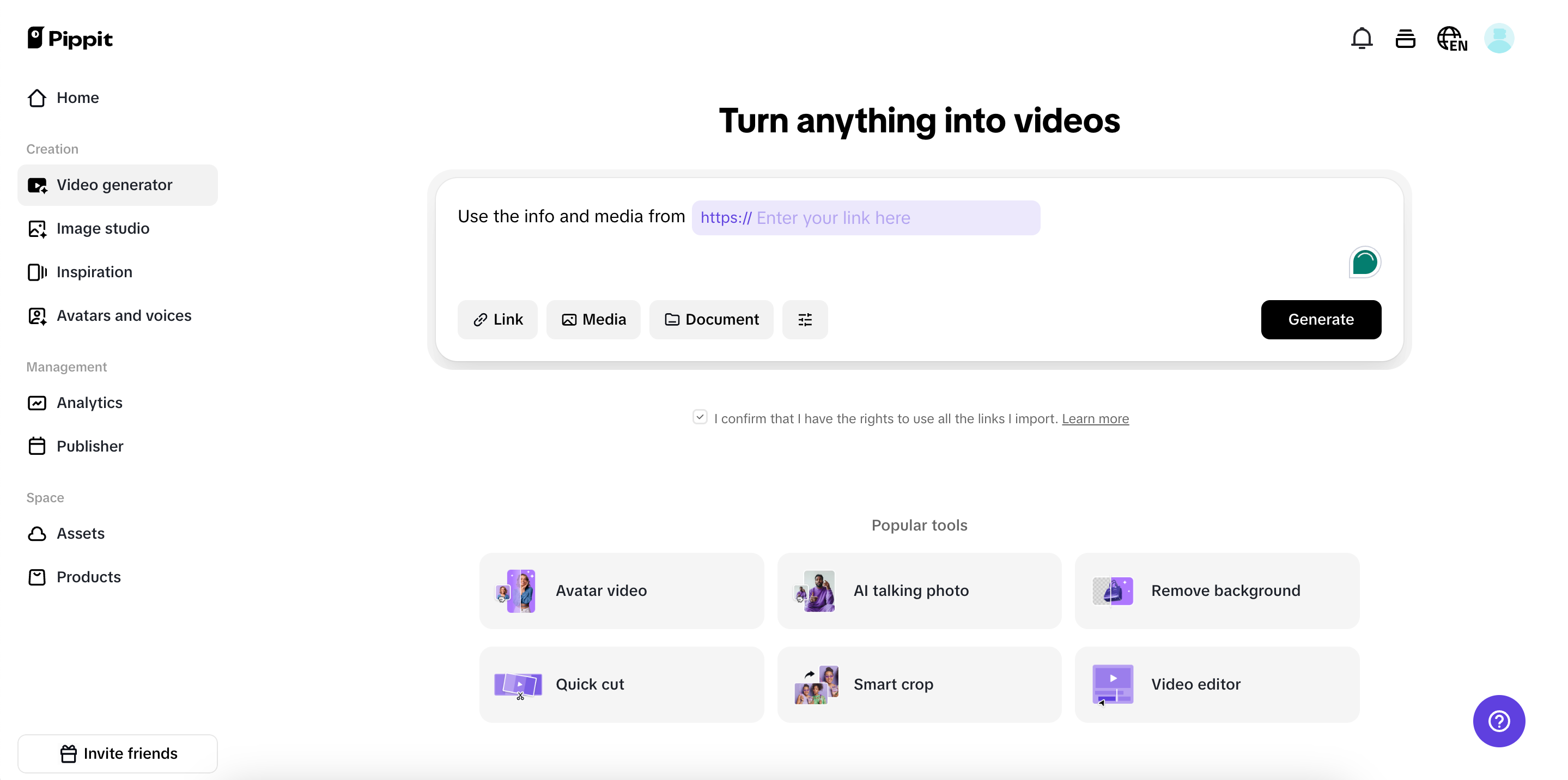 One-click video solution