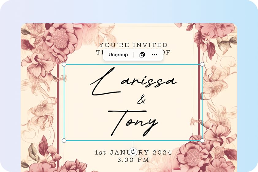 Custom invites and cards