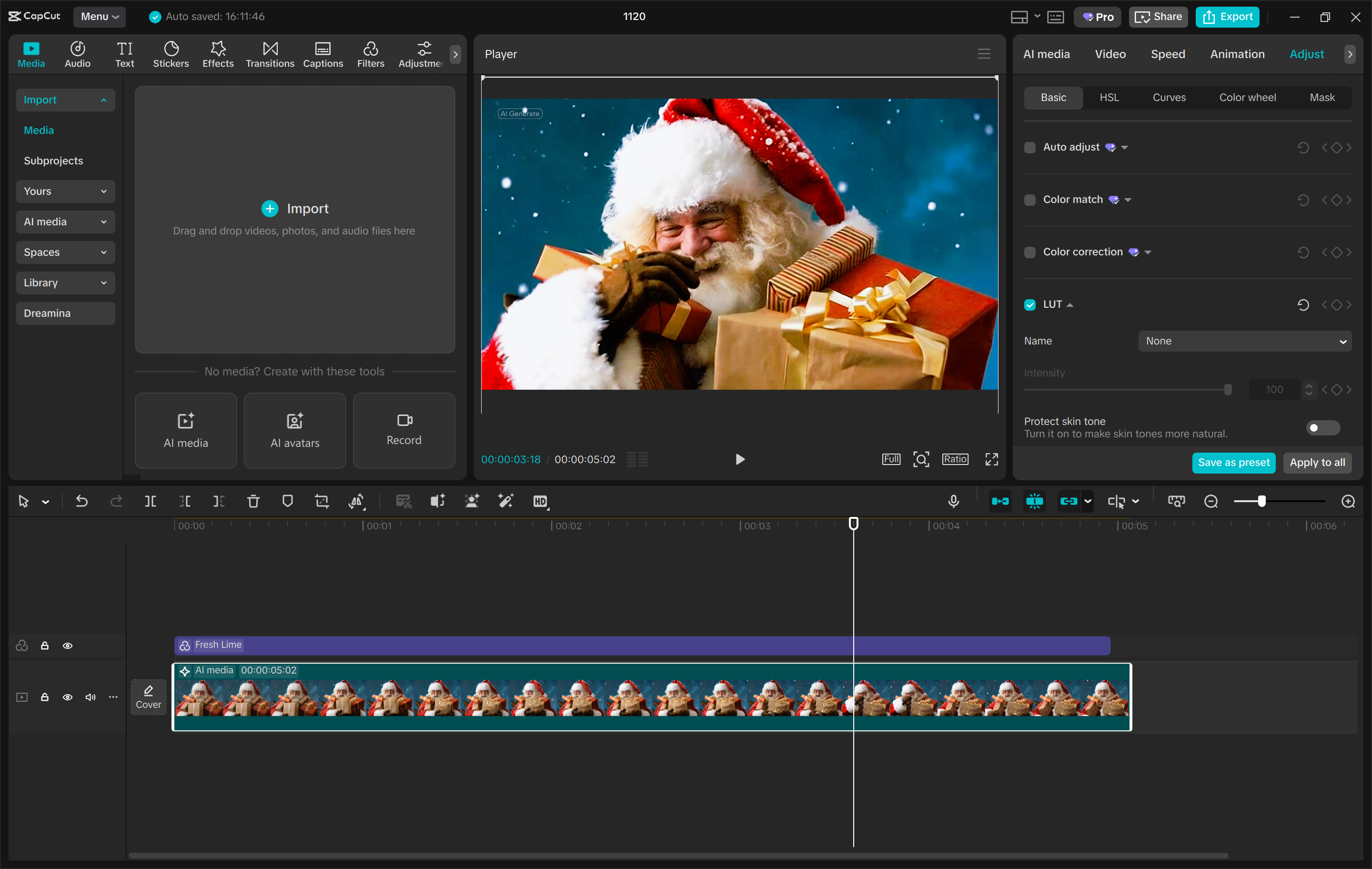 Interface of Envato - an easy-to-navigate site to get free color grading LUTs