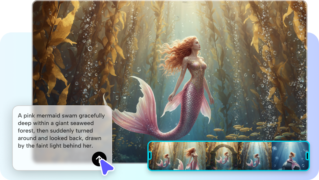 Create mermaid videos from texts