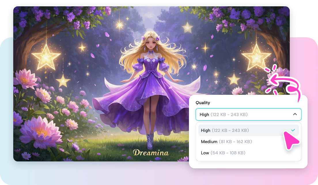 High-quality AI-generated artwork output